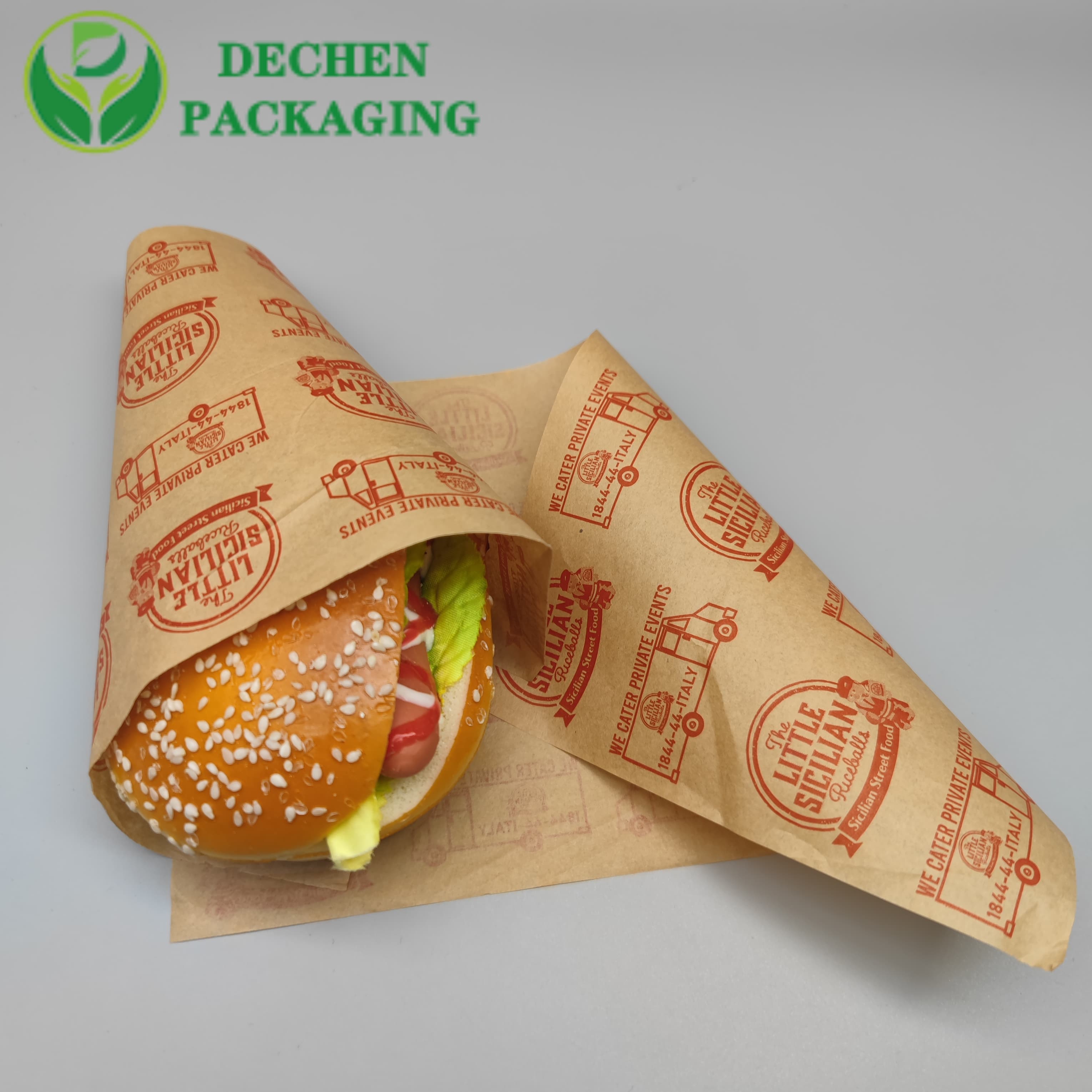 Double Sided Wrapping Paper Food And Supply On South Chicago Wrappers